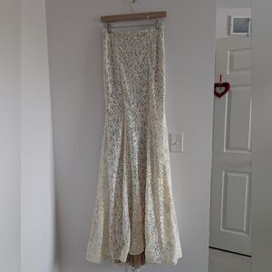 La Femme Lace And Jewel Long Gown